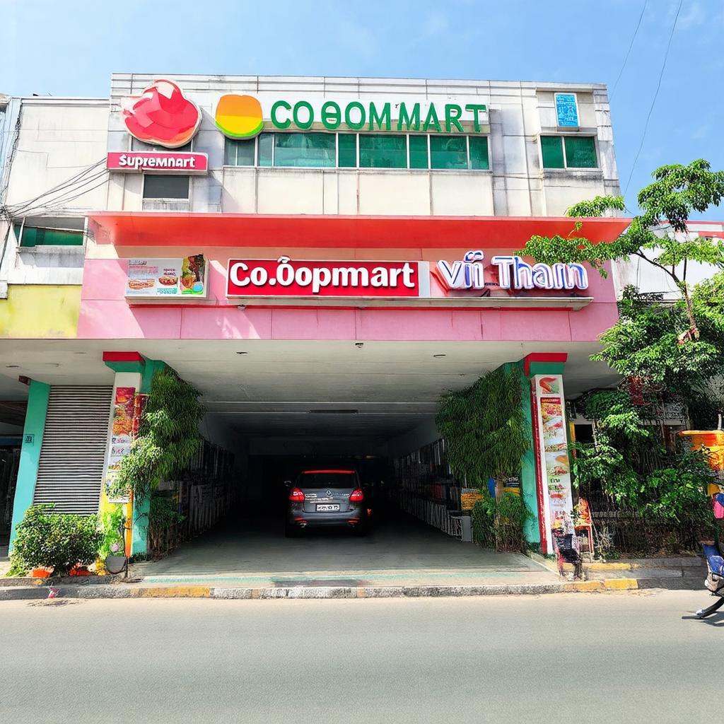 Hinh anh ben ngoai Co.opmart Vi Thanh tai dia chi 319 Tran Hung Dao, Hậu Giang